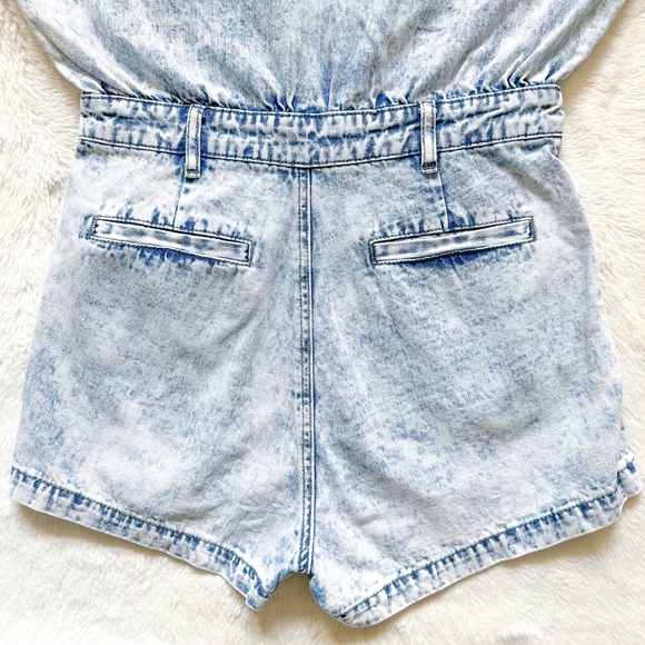 BLANKNYC Head Backstage Acid Wash Denim Romper Jumpsuit - Picture 15 of 15